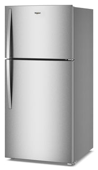 Whirlpool 29.5" 19 Cu. Ft. Top Freezer Refrigerator with Total Coverage Cooling - WRTX7419SZ | Réfrigérateur Whirlpool de 19 pi³ et de 29,5 po à congélateur supérieur avec refroidissement à couverture totale - WRTX7419SZ