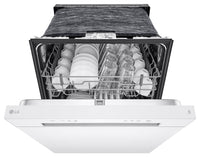 LG Front-Control Dishwasher with LoDecibel Operation and DynamicDry™ - LDFC2423W  | Lave-vaisselle LG avec commandes à l’avant, fonctionnement silencieux LoDecibelMC et technologie Dynamic DryMC - LDFC2423W  | LDFC242W