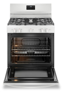 Frigidaire 5.1 Cu. Ft. Gas Range with Quick Boil Burner - FCRG3052BW  | Cuisinière à gaz Frigidaire de 5,1 pi3 avec brûleur à ébullition rapide - FCRG3052BW  | FCRG30WW