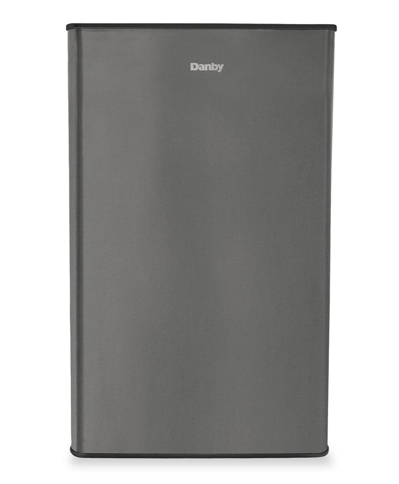 Danby 20.62" 4.4 Cu. Ft. Single-Door Mini Fridge – Stainless Steel - DAR044A9SLDB | Mini réfrigérateur compact Danby de 4,4 pi³ et de 20,62 po à 1 porte - acier inoxydable - DAR044A9SLDB