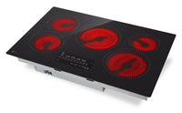 LG 30" 5-Element Electric Cooktop with UltraHeat™ 3.2kW Element - Black - CBEW3017BE | Surface de cuisson électrique LG de 30 po à 5 éléments avec élément UltraHeatMC de 3 200 W - noire - CBEW3017BE