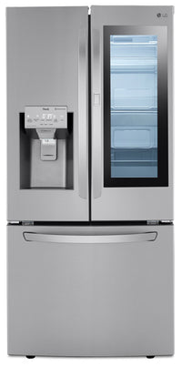 LG 24 Cu. Ft. Smart InstaView® French-Door Refrigerator with Craft Ice™ - LRFVS2503S  | Réfrigérateur intelligent LG de 24 pi³ à portes françaises à hublot InstaViewMD avec Craft IceMC - LRFVS2503S  | LRFVS25S