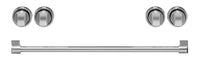 Thor Kitchen Handle and Knob Set for 30” Range in Stainless Steel - CKA-RE30-SS | Ensemble de poignées et de boutons Thor Kitchen en acier inoxydable pour cuisinière de 30 po - CKA-RE30-SS | RE30KSSS