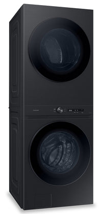 Samsung Bespoke 100 Series AI Laundry Hub™ with Washer and Dryer - WH46DBH100EVAC  | Tour de lavage Laundry HubMC IA Bespoke de Samsung avec laveuse et sécheuse - WH46DBH100EVAC  | WH46DBH1
