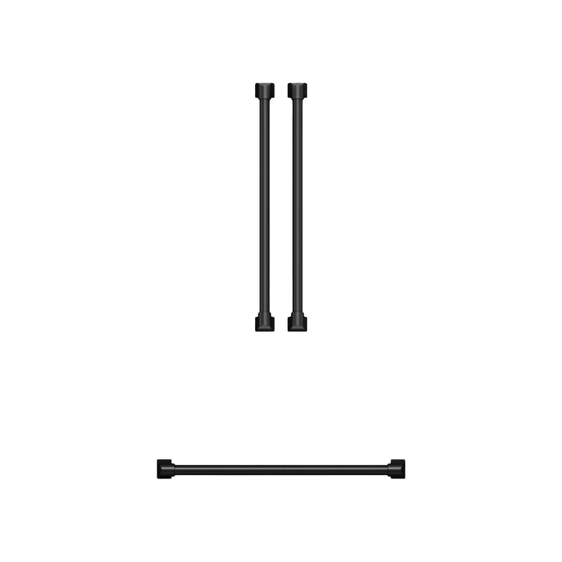 Thor Kitchen Handle and Knob Set for 30” Refrigerator in Black - CKA-RF3017-BLK | Ensemble de poignées et de boutons Thor Kitchen noir pour réfrigérateur de 30 po - CKA-RF3017-BLK  | RF30KBLK