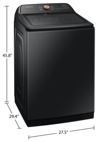 Samsung 6.2 Cu. Ft. Smart Top-Load Washer with Auto Dispense - WA54CG7550AVA4  | Laveuse intelligente Samsung chargement par le haut 6,2 pi³ avec système de distribution automatique - WA54CG7550AVA4  | WA54C75V