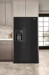 Whirlpool 36" 28.7 Cu. Ft. Side-by-Side Refrigerator – Black - WRSF5536RB | Réfrigérateur Whirlpool de 28,7 pi³ et de 36 po à compartiments juxtaposés - noir - WRSF5536RB | WRSF553