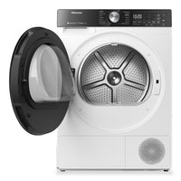 Hisense 24" 4.5 Cu. Ft. Dryer with Ventless Heat Pump Technology - White - DH5S452BW | Sécheuse Hisense à chargement frontal de 4,5 pi3 et de 24 po avec technologie de pompe à chaleur sans conduit - blanche - DH5S452BW