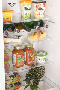 Unique Classic Retro 24" 11 Cu Ft. Top Freezer Refrigerator – Creamsicle Orange - UNQ-310L O TM | Réfrigérateur Classic Rétro d’Unique de 24 po et de 11 pi3 à congélateur supérieur - orange creamsicle - UNQ-310L O TM