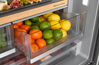 KitchenAid 30 Cu. Ft. French Door Refrigerator - PrintShield Stainless Steel - KRFF436SPS | Réfrigérateur KitchenAid de 30 pi³ à portes françaises - acier inoxydable avec fini PrintShieldMC - KRFF436SPS