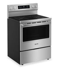 Maytag 30" 5.3 Cu. Ft. Electric Range with No Preheat Air Fry - Stainless Steel - YMFES7030SZ | Cuisinière électrique Maytag de 5,3 pi3 et de 30 po avec friture à air sans préchauffage - acier inoxydable - YMFES7030SZ