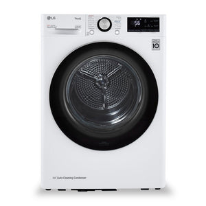 LG 4.2 Cu. Ft. Smart Compact Electric Heat Pump Dryer - DLHC1455W | Sécheuse électrique intelligente compacte LG de 4,2 pi³ avec technologie Heat Pump - DLHC1455W | DLHC145W