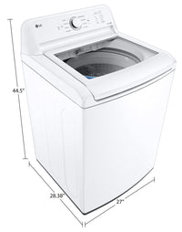 LG 4.8 Cu. Ft. Top-Load Washer with 4-Way Agitator - WT6105CW | Laveuse LG à chargement par le haut de 4,8 pi³ avec agitateur à 4 directions - WT6105CW | WT6105CW