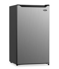 Danby 18.7" 3.2 Cu. Ft. Mini Fridge - Stainless Steel - DAR032B2SLM  | Réfrigérateur compact Danby de 3,2 pi3 et de 18,7 po - acier inoxydable - DAR032B2SLM  | DAR032LM