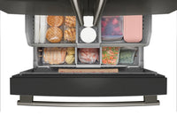 KitchenAid 30 Cu. Ft. French Door Refrigerator – Black Ore - KRFF436SBE  | Réfrigérateur KitchenAid de 30 pi³ à portes françaises - minerai noir - KRFF436SBE
