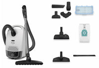 Miele Guard S1 Parquet Flex Canister Vacuum with Bag – Brilliant White - 41TRE034CDN | Aspirateur-traîneau Guard S1 Parquet Flex de Miele avec sac - blanc brillant - 41TRE034CDN