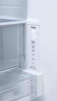 LG 32 Cu. Ft. Smart Standard-Depth MAX™ French-Door Refrigerator - LRFLS3206S | Réfrigérateur intelligent LG de 32 pi³ à portes françaises de profondeur standard MAXMC - LRFLS3206S | LRFLS32S