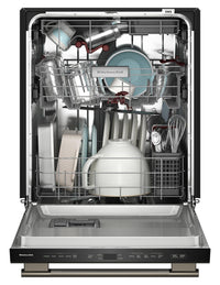 KitchenAid 24" 44 dBA Dishwasher with 360° Max Jets™ Third Rack – Black Ore - KDTS424SBE | Lave-vaisselle KitchenAid de 24 po et de 44 dBA avec troisième panier 360° Max JetsMC - minerai noir - KDTS424SBE