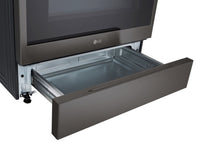 LG 6.3 Cu Ft. Smart Gas Slide-In Range with Air Fry – Black Stainless Steel - LSGL6335Z | Cuisinière intelligente à gaz encastrée LG de 6,3 pi3 avec friture à air – acier inoxydable noir - LSGL6335Z