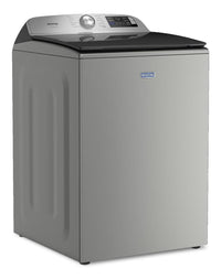 Maytag 6.0 Cu. Ft. Pet Pro Smart Top-Load Washer - Radiant Silver - MTW7205RR | Laveuse intelligente Animal Pet Pro de Maytag à chargement par le haut de 6,0 pi3 - argenté radieux - MTW7205RR