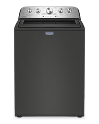 Maytag 5.5 Cu Ft. Top Load Washer with Pet Pro and 7.0 Cu. Ft. Pet Pro Electric Dryer – Volcano Black | Laveuse à chargement par le haut 5,5 pi³ avec Animal Pet Pro et sécheuse électrique Animal Pet Pro 7,0 pi³ de Maytag - noir volcan