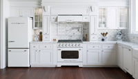 Classic Retro by Unique 36" 700 CFM Under-Cabinet Range Hood - Marshmallow White - UGP-36CR RH W | Hotte de cuisinière sous l’armoire Classic Rétro par Unique de 36 po et de 700 pi3/min - blanc guimauve - UGP-36CR RH W | U36CRRHW