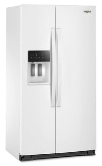 Whirlpool 36" 21 Cu. Ft. Side-by-Side Refrigerator - White - WRSC5536RW | Réfrigérateur Whirlpool de 21 pi³ et de 36 po à compartiments juxtaposés - blanc - WRSC5536RW
