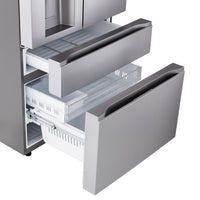 LG 29 Cu. Ft. Smart 4-Door French-Door Refrigerator with Full-Convert Drawer™ - LF29S8330S | Réfrigérateur intelligent LG de 29 pi³ à 4 portes françaises avec tiroir Full-ConvertMC - LF29S8330S | LF29S83S