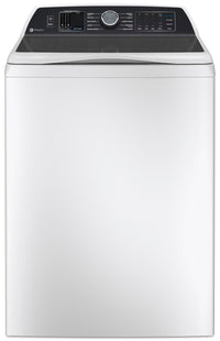 GE Profile 6.2 Cu. Ft. Top-Load Washer with Smarter Wash Technology - PTW705BSTWS  | Laveuse GE Profile à chargement par le haut de 6,2 pi3 avec technologie de lavage plus intelligent - PTW705BSTWS  | PTW705WS