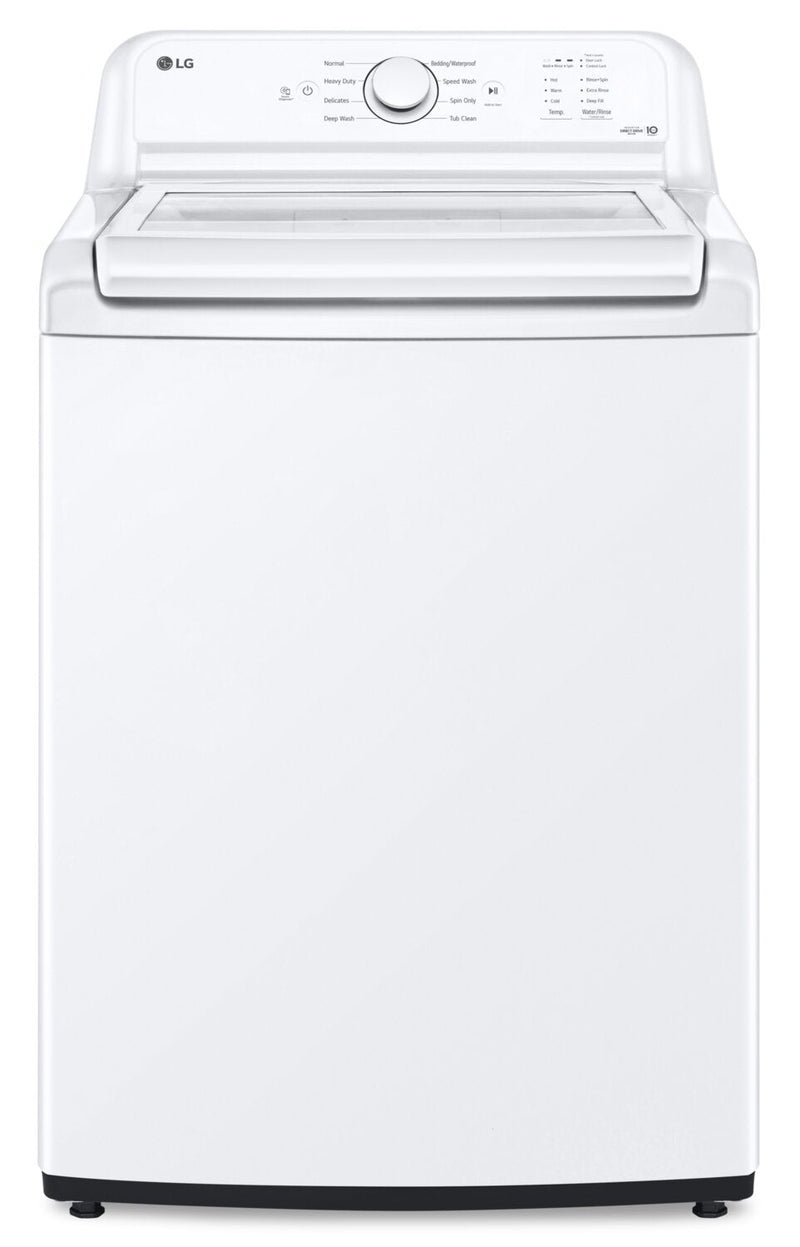 LG 4.8 Cu. Ft. Top-Load Washer with 4-Way Agitator - WT6105CW | Laveuse LG à chargement par le haut de 4,8 pi³ avec agitateur à 4 directions - WT6105CW | WT6105CW
