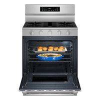 Maytag 30" 5 Cu. Ft. Gas Range with No Preheat Air Fry - Fingerprint Resistant Stainless Steel - MFGS7030SZ | Cuisinière à gaz Maytag de 5 pi³ et de 30 po avec friture à air sans préchauffage - acier inoxydable résistant aux traces de doigts - MFGS7030SZ