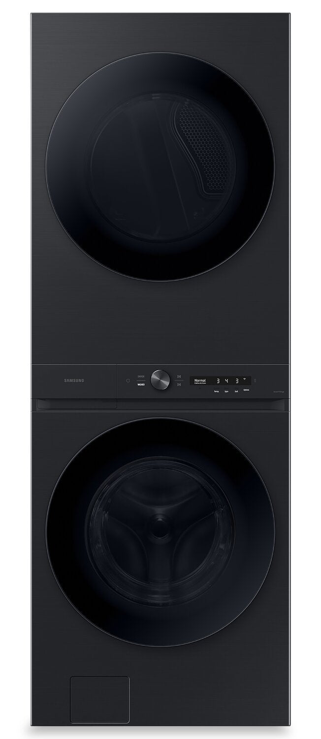 Samsung Bespoke 100 Series AI Laundry Hub™ with Washer and Dryer - WH46DBH100EVAC  | Tour de lavage Laundry HubMC IA Bespoke de Samsung avec laveuse et sécheuse - WH46DBH100EVAC  | WH46DBH1