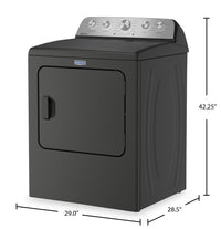 Maytag 7.0 Cu Ft. Gas Dryer with Pet Pro Option – Volcano Black - MGD5605RU  | Sécheuse à gaz Maytag de 7,0 pi3 avec option Animal Pet Pro - noir volcan - MGD5605RU