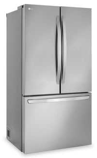 LG 32 Cu. Ft. Smart Standard-Depth MAX™ French-Door Refrigerator - LRFLS3206S | Réfrigérateur intelligent LG de 32 pi³ à portes françaises de profondeur standard MAXMC - LRFLS3206S | LRFLS32S