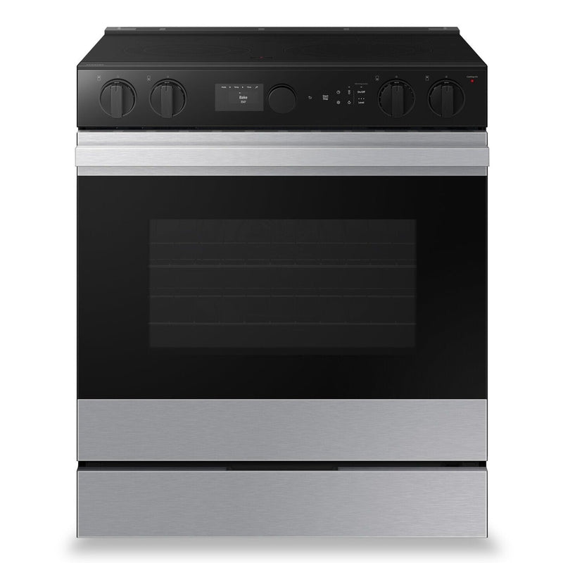 Samsung Bespoke 6.3 Cu. Ft. Smart Electric Range with Air Fry and Air Sous Vide - NSE6DG8500SRAC | Cuisinière intelligente électrique Bespoke de Samsung de 6,3 pi3 avec fonctions AirFry et Air Sous Vide - NSE6DG8500SRAC | NSE6D850