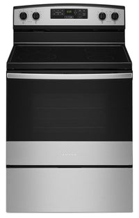 Amana 4.8 Cu. Ft. Electric Range with Self-Clean - YAER6603SMS | Cuisinière électrique Amana de 4,8 pi3 avec autonettoyage - YAER6603SMS | YAER66MS