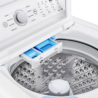 LG 5.6 Cu. Ft. Top-Load Washer with 4-Way™ Agitator and TurboDrum™ - WT7155CW | Laveuse LG à chargement par le haut de 5,6 pi³ avec agitateur à 4 directions et tambour TurboDrumMC - WT7155CW | WT7155CW