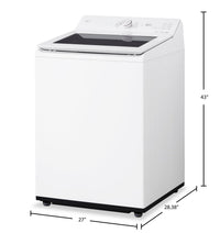 LG 5.8 Cu. Ft. Smart Top-Load Washer with EasyUnload™ and AI Sensing - Alpine White - WT8200CW | Laveuse intelligente LG à chargement par le haut de 5,8 pi3 avec EasyUnload et détection IA - blanc alpin - WT8200CW | WT8200CW