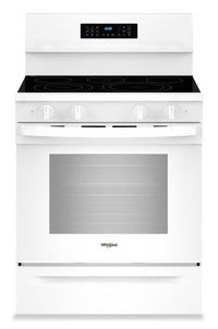 Whirlpool 30" 5.3 Cu. Ft. Electric Range with No Preheat Air Fry - White - YWFES7030SW | Cuisinière électrique Whirlpool de 5,3 pi3 et de 30 po avec friture à air sans préchauffage - blanche - YWFES7030SW