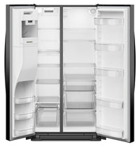 Whirlpool 36" 28.7 Cu. Ft. Side-by-Side Refrigerator – Black - WRSF5536RB | Réfrigérateur Whirlpool de 28,7 pi³ et de 36 po à compartiments juxtaposés - noir - WRSF5536RB | WRSF553