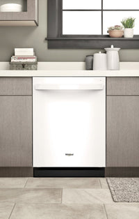 Whirlpool Flush-to-Cabinet Dishwasher with Third Rack - WDT550SAPW | Lave-vaisselle affleuré Whirlpool avec 3e panier - WDT550SAPW | WDT550PW