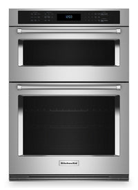 KitchenAid 30" 6.4 Cu. Ft. Combination Microwave Wall Oven with Air Fry - KOEC530PSS | Four mural combiné avec four à micro-ondes KitchenAid de 30 po de 6,4 pi3 et friture à air - KOEC530PSS | KOEC53SS