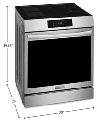 Frigidaire Gallery 6.2 Cu. Ft. Induction Range with Stone-Baked Pizza - Smudge-Proof® Stainless Steel - GCFI307CBF | Cuisinière à induction Frigidaire Gallery de 6,2 pi³ avec pizza cuite sur pierre - acier inoxydable Smudge-ProofMD - GCFI307CBF