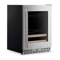 KitchenAid 24" Beverage Centre with Wood-Front Racks – PrintShield™ Stainless Steel - KUBR524SPS  | Refroidisseur à boissons KitchenAid de 24 po avec grilles à devant en bois -  acier inoxydable PrintShieldMC - KUBR524SPS