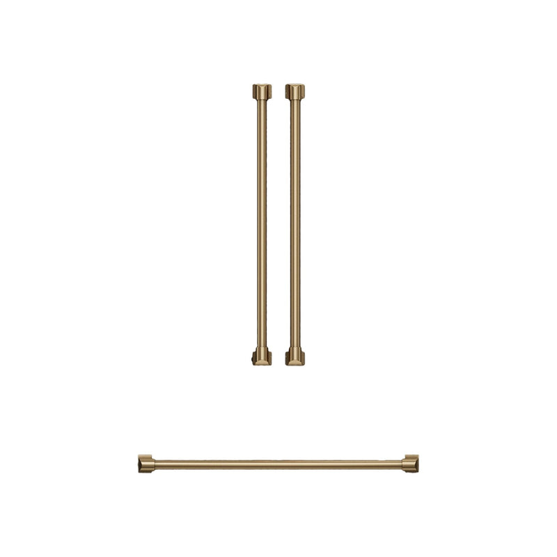 Thor Kitchen Handle and Knob Set for 36” Refrigerator in Brushed Bronze - CKA-RF3621-BRZ | Ensemble de poignées et de boutons Thor Kitchen bronze brossé pour réfrigérateur de 36 po - CKA-RF3621-BRZ | RF36KBRZ