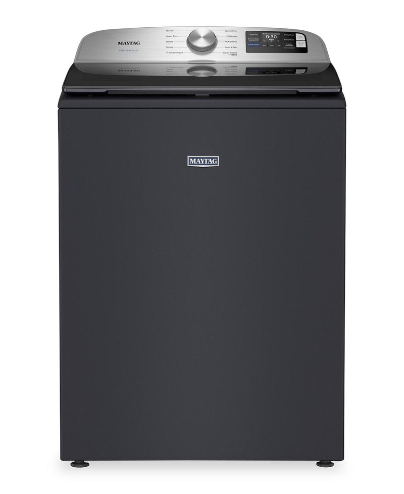Maytag 6.0 Cu. Ft. Smart Top-Load Washer - Midnight Steel - MTW6205RF | Laveuse intelligente Maytag à chargement par le haut de 6,0 pi3 - acier minuit - MTW6205RF