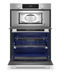 KitchenAid 30" Smart Electric Combo Wall Oven - PrintShield™ Stainless - KOEC730SPS | Four mural combiné intelligent électrique KitchenAid de 30 po - acier inoxydable PrintShieldMC - KOEC730SPS