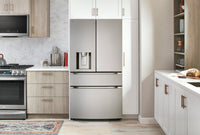 LG 29 Cu. Ft. Smart 4-Door French-Door Refrigerator with Full-Convert Drawer™ - LF29S8330S | Réfrigérateur intelligent LG de 29 pi³ à 4 portes françaises avec tiroir Full-ConvertMC - LF29S8330S | LF29S83S