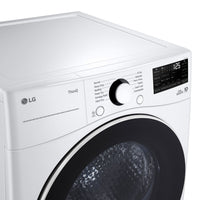 LG 7.8 Cu. Ft 6-Motion DirectDrive® Dryer with Heat Pump – White - DLHC3602W | Sécheuse LG de 7,8 pi3 avec technologie 6MotionMC, moteur DirectDriveMD et pompe à chaleur - blanche - DLHC3602W