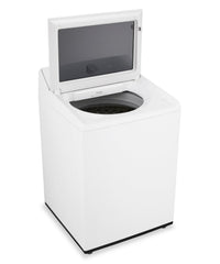 LG 5.8 Cu. Ft. Smart Top-Load Washer with EasyUnload™ and AI Sensing - Alpine White - WT8200CW | Laveuse intelligente LG à chargement par le haut de 5,8 pi3 avec EasyUnload et détection IA - blanc alpin - WT8200CW | WT8200CW